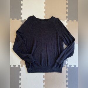 J. Crew Charcoal Cotton Sweater